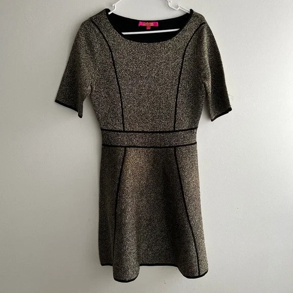 Catherine Malandrino | Dresses | Catherine Malandrino Gold Mini Dress Size  M | Poshmark